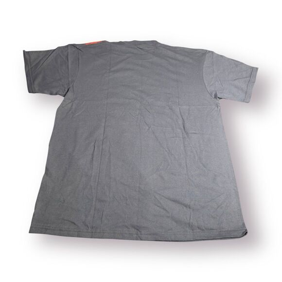 Quiksilver Graphic T-Shirt Size Large Dark Gray Shirt‎ Retro 100% Cotton Skater - Picture 2 of 4